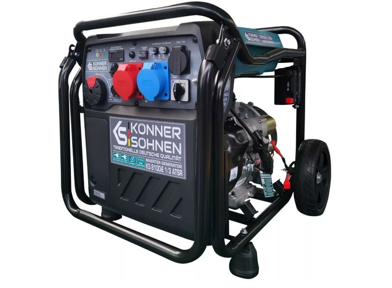 Бензиновий інверторний генератор Konner&amp;Sohnen KS 8100iE 1/3 ATSR (8 кВт)