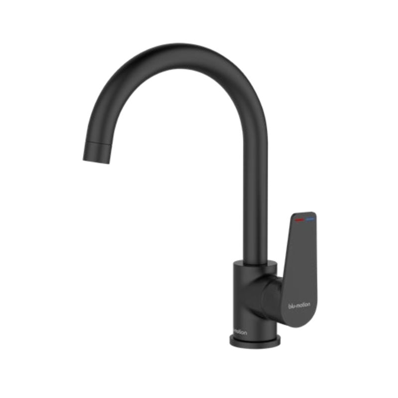 Luxus Black Kitchen Deck Mixer