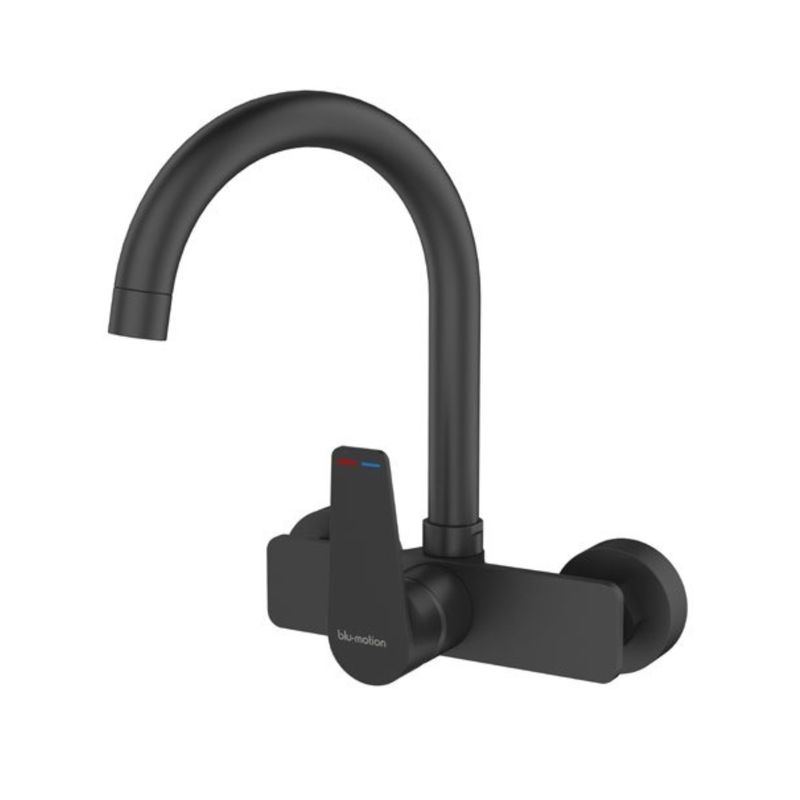 Luxus Black Kitchen Wall Type Mixer
