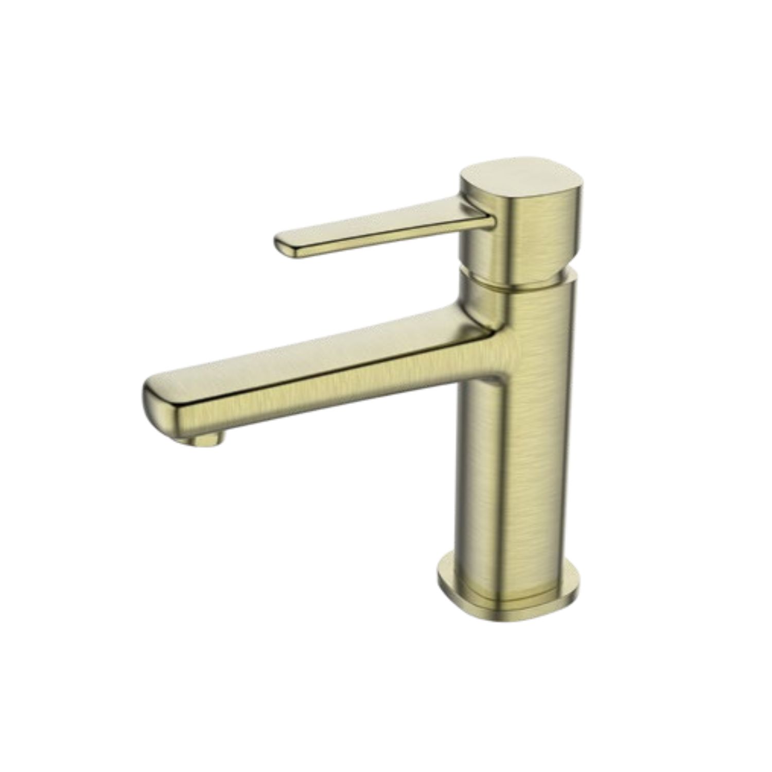 Brushed Brass Basin Mixer