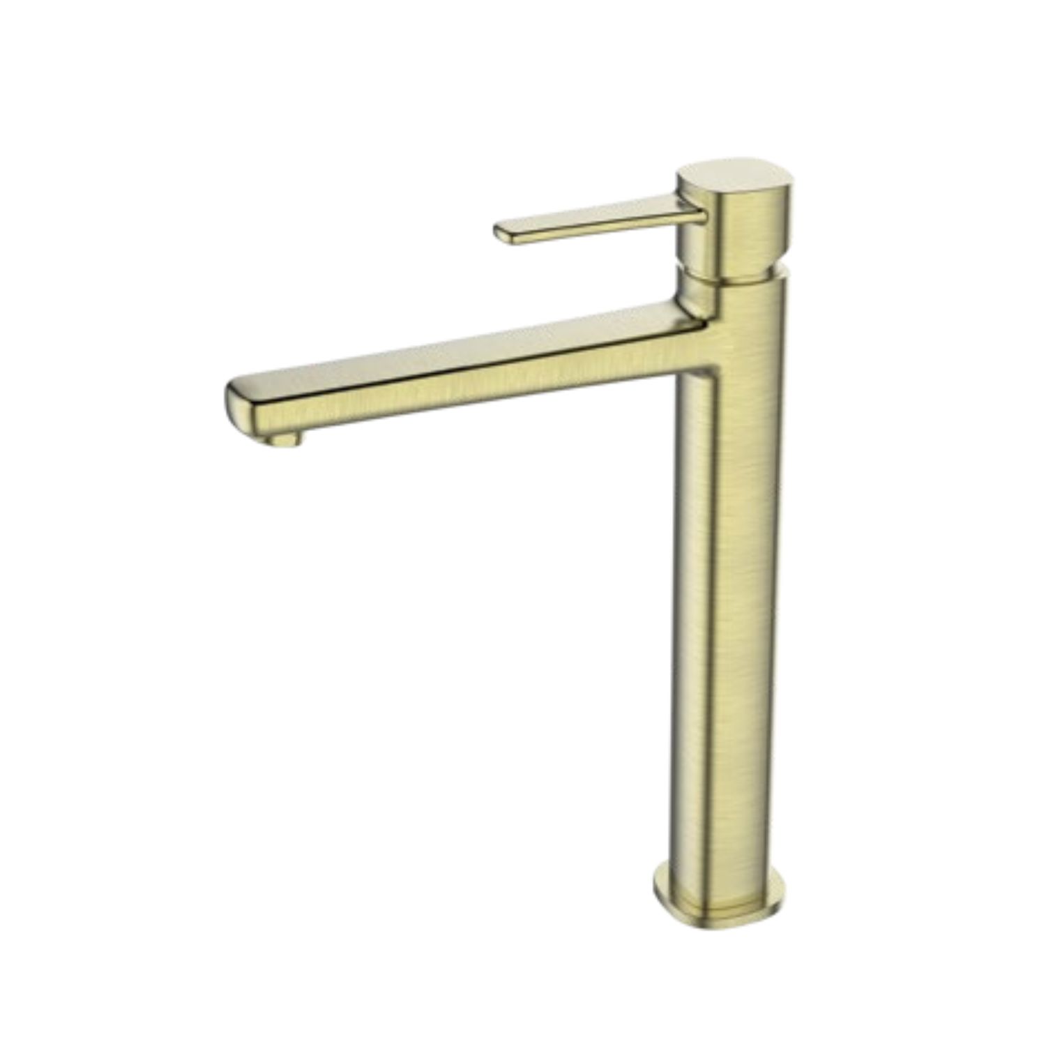 Brushed Brass High Rise Mixer