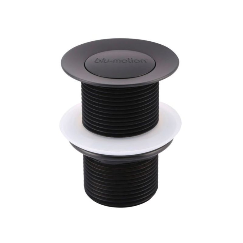 Pop Up Basin Waste 32mm Un-Slotted – Black
