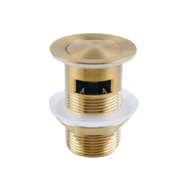 Brushed Brass Pop Up Slotted Basin Waste 32mm