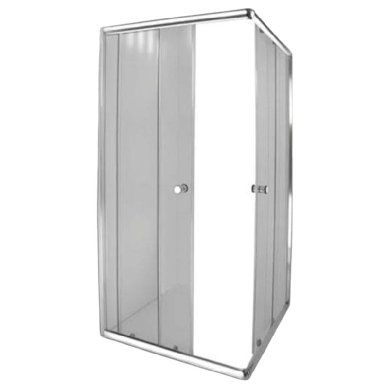 Shower Door Corner Entry Grey Tinted 900