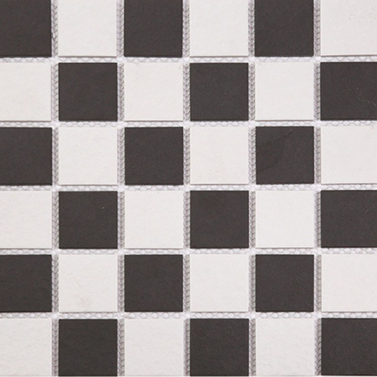 Mosaic Unglazed Black &amp; White (Per Sheet)
