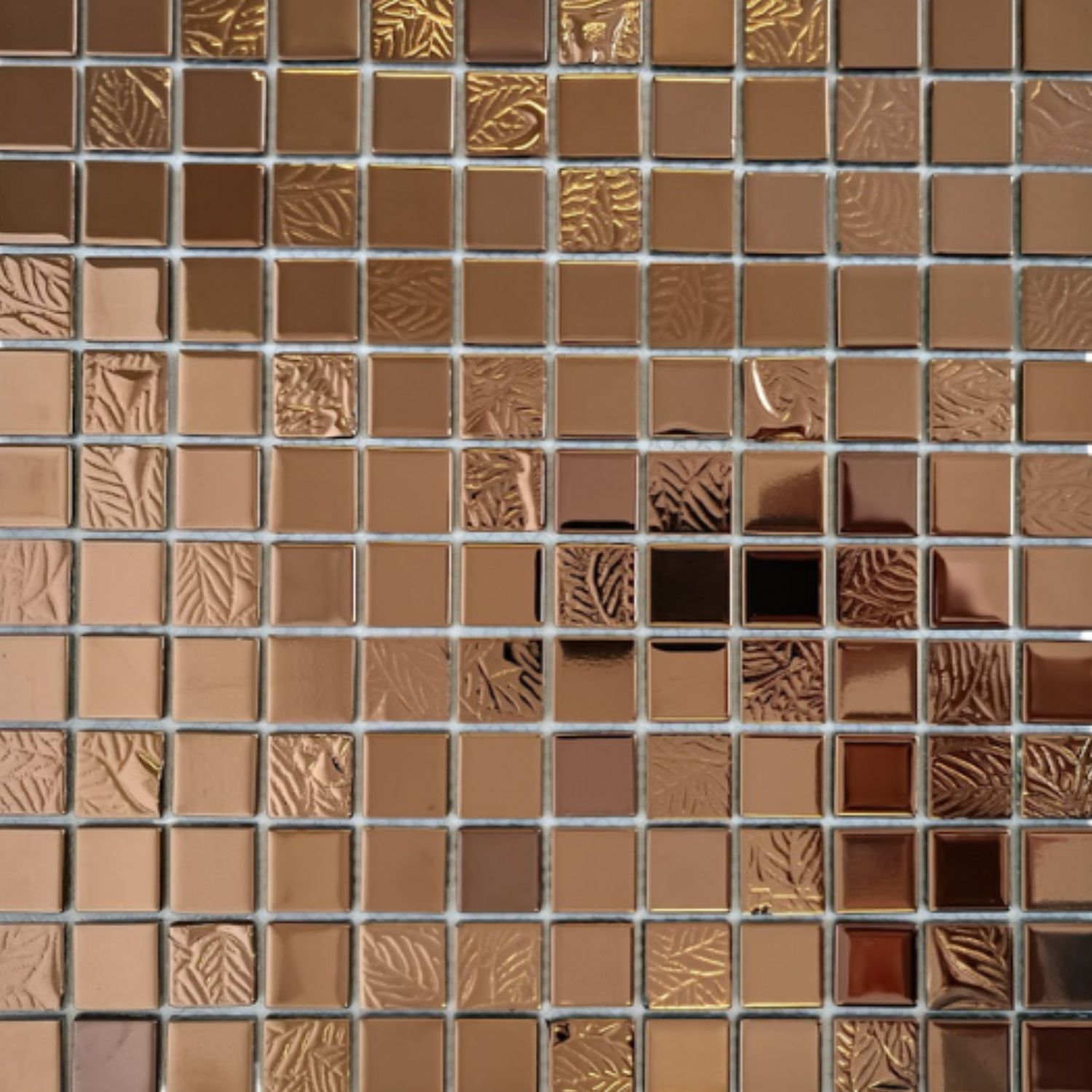 Mosaic Molten Copper (Per Sheet)