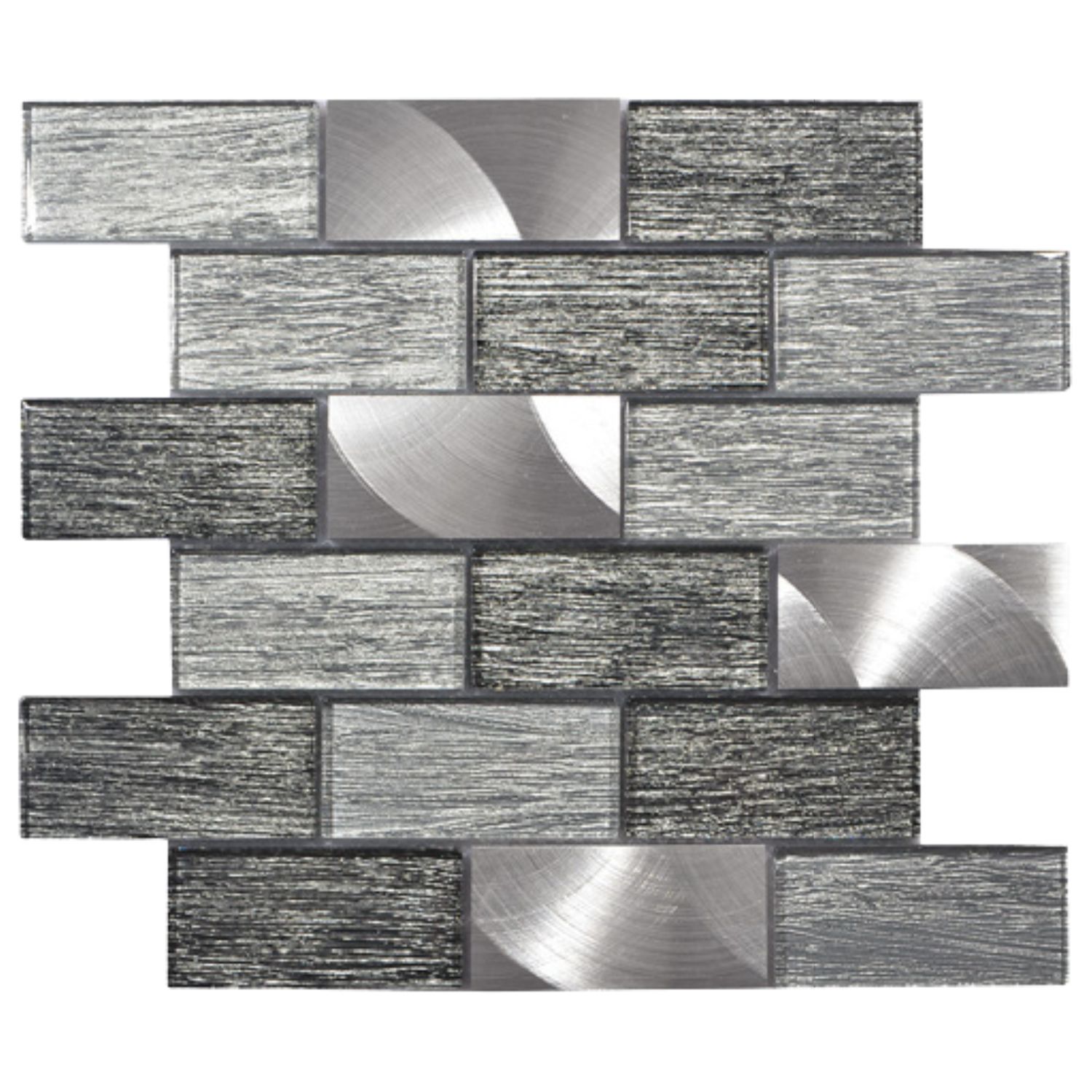 Mosaic Metro Grey Graphite (Per Sheet)