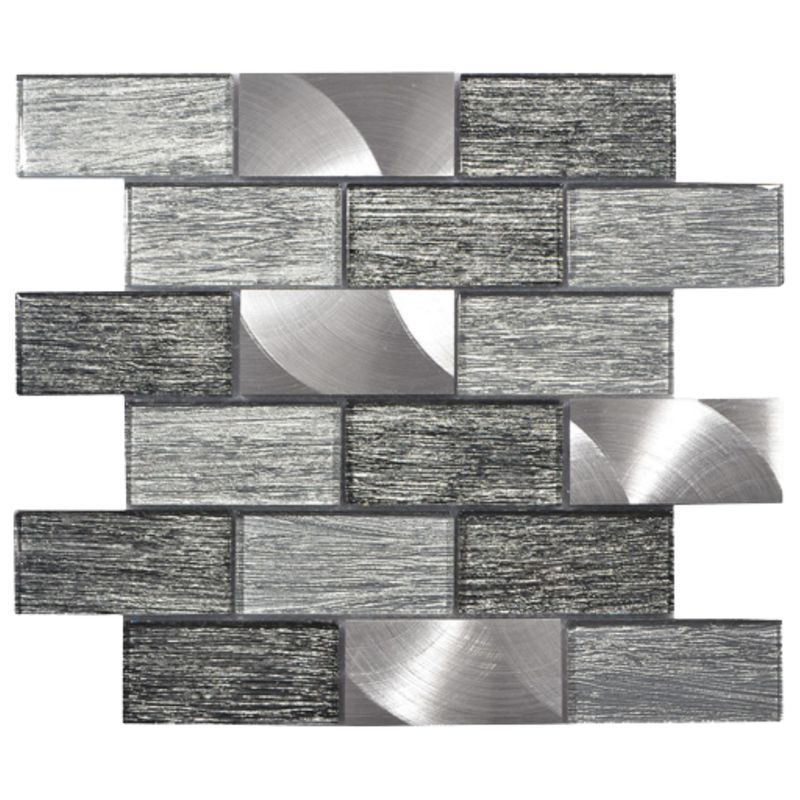 Mosaic Metro Grey Graphite (Per Sheet)