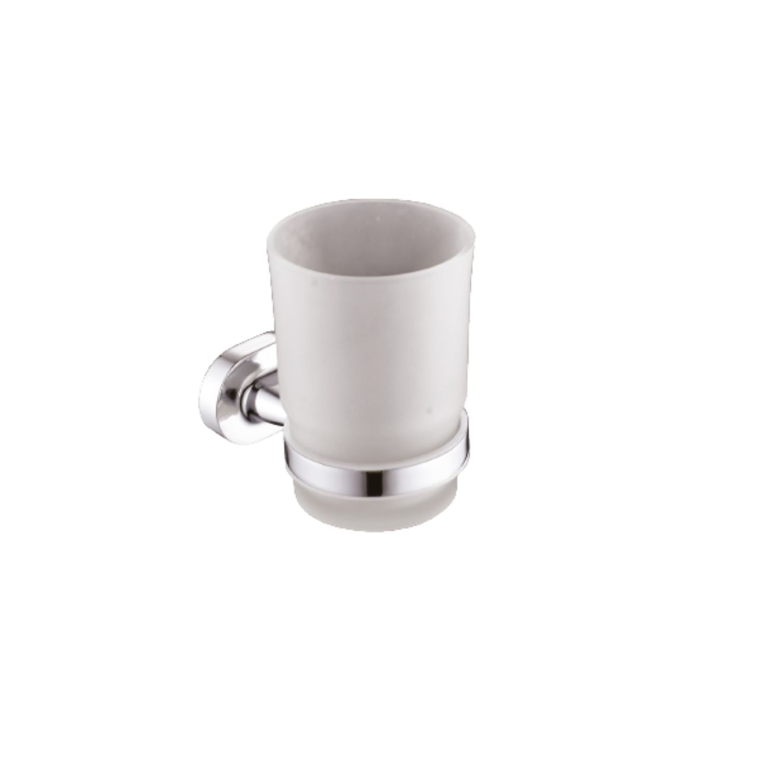 Zenna Chrome Toothbrush Tumbler Holder