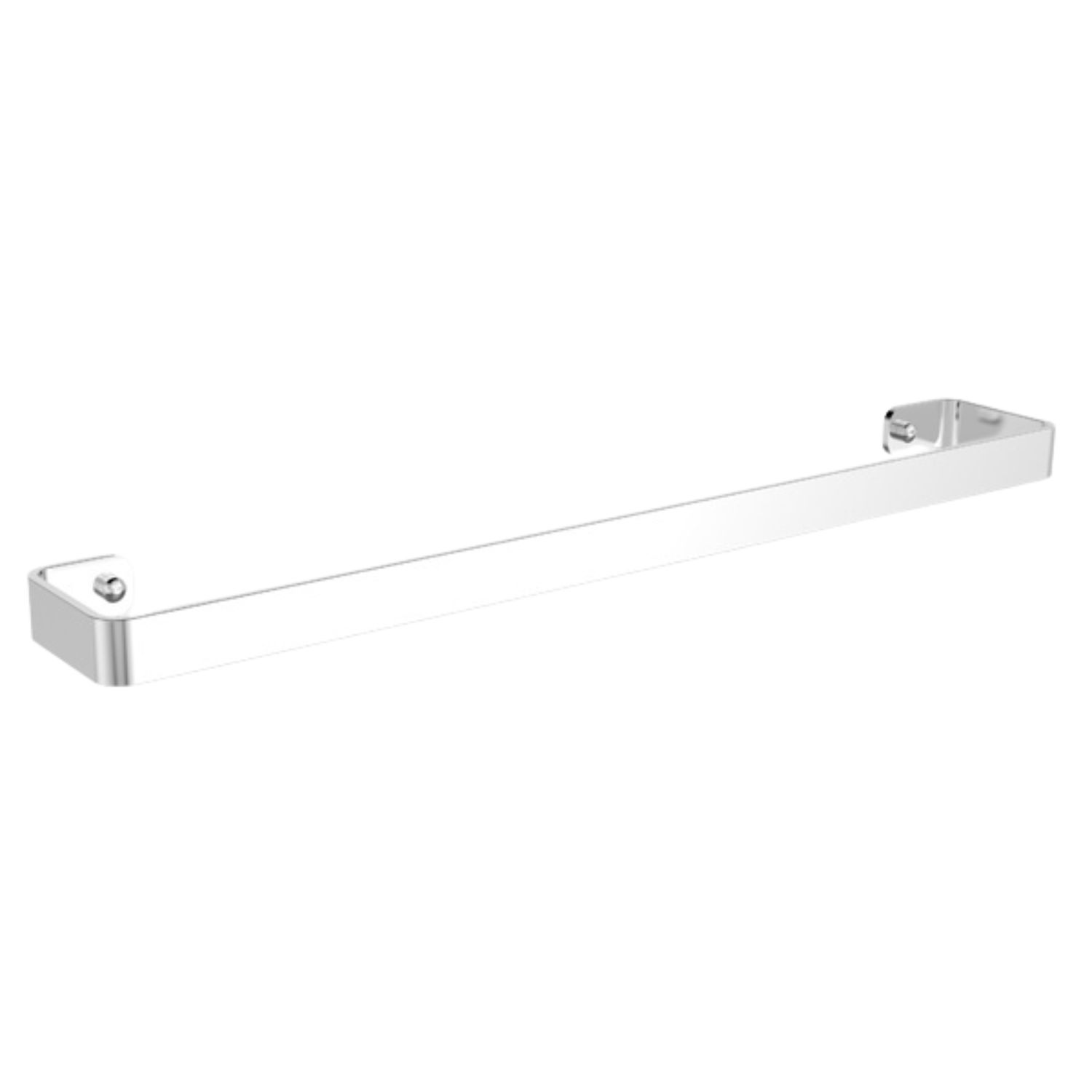 Onyx Silver Single Towel Rail (700mm)