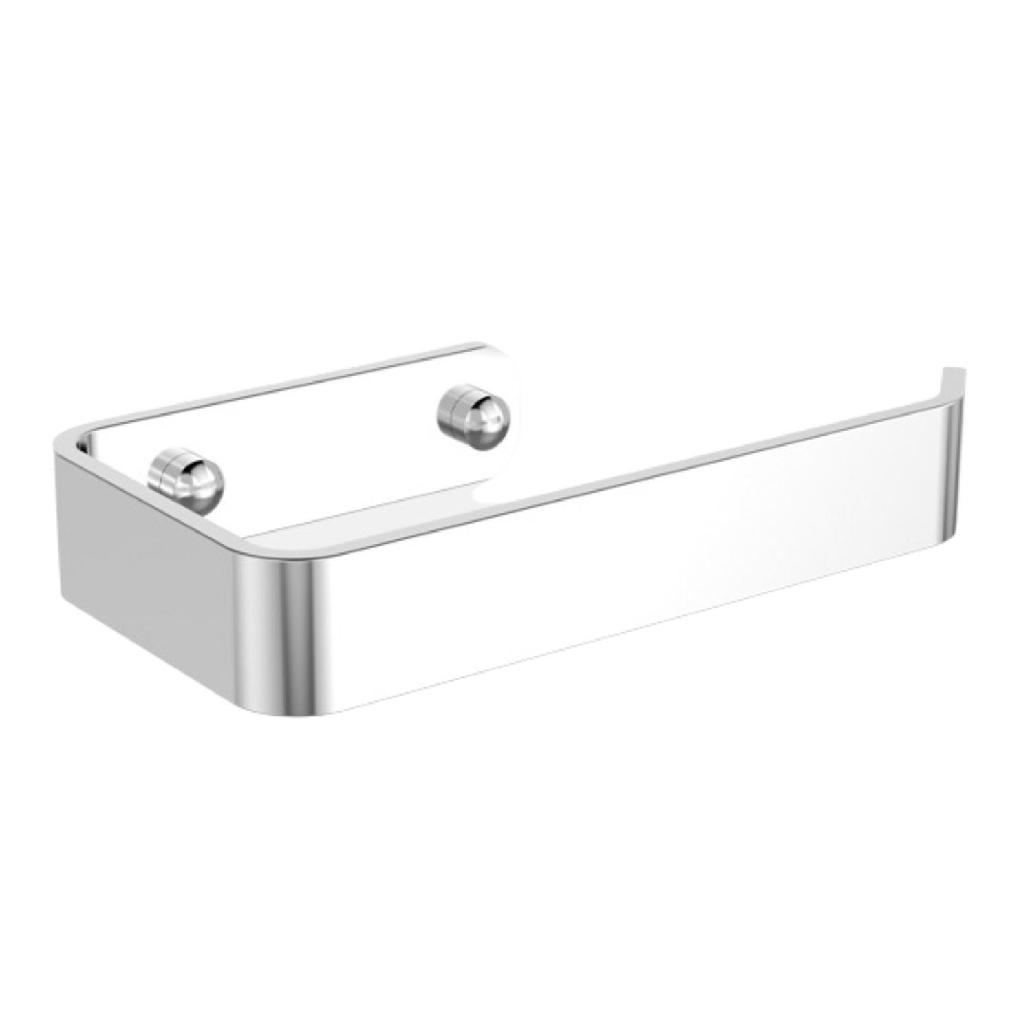 Onyx Silver Toilet Paper Holder