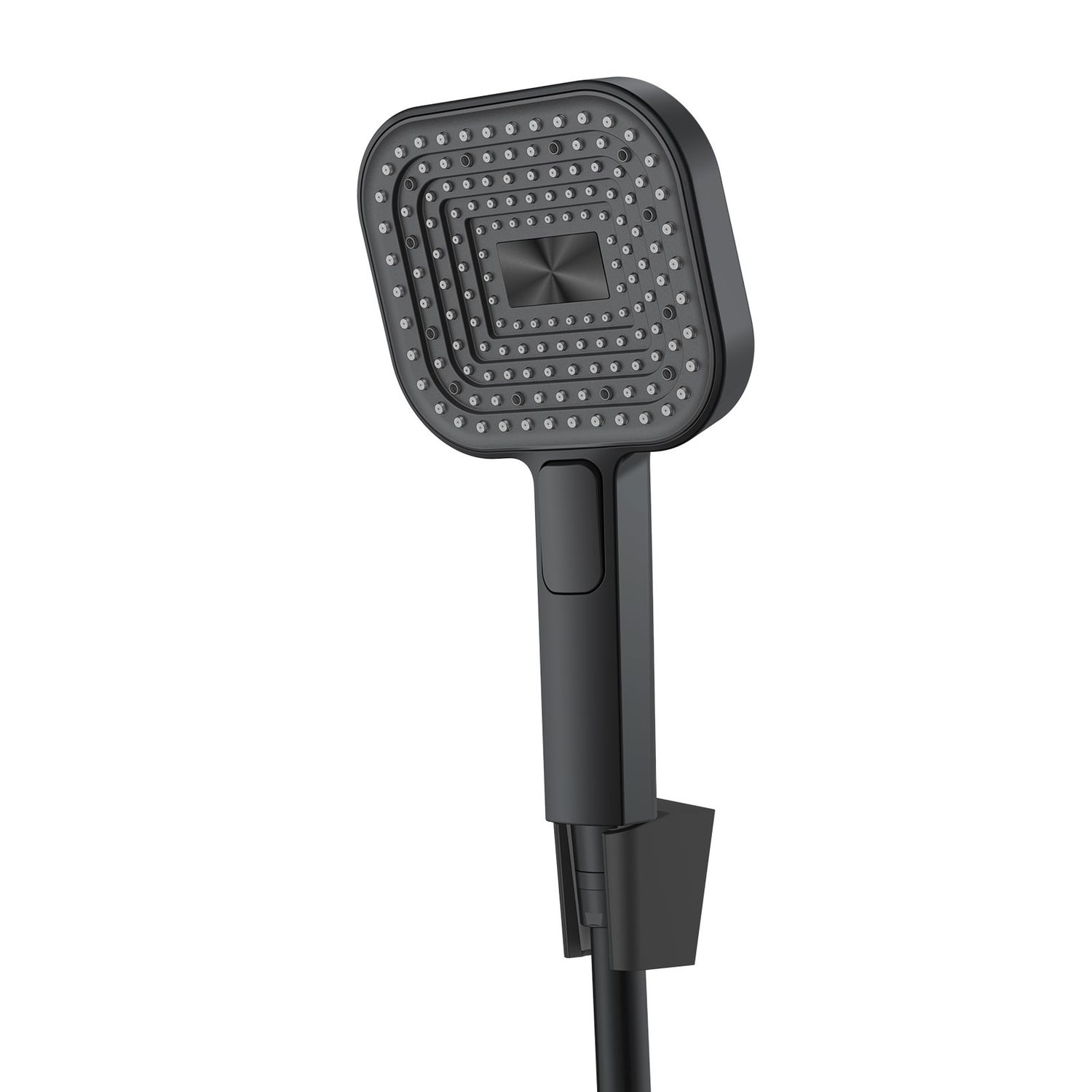 Hand Shower – Square – Black