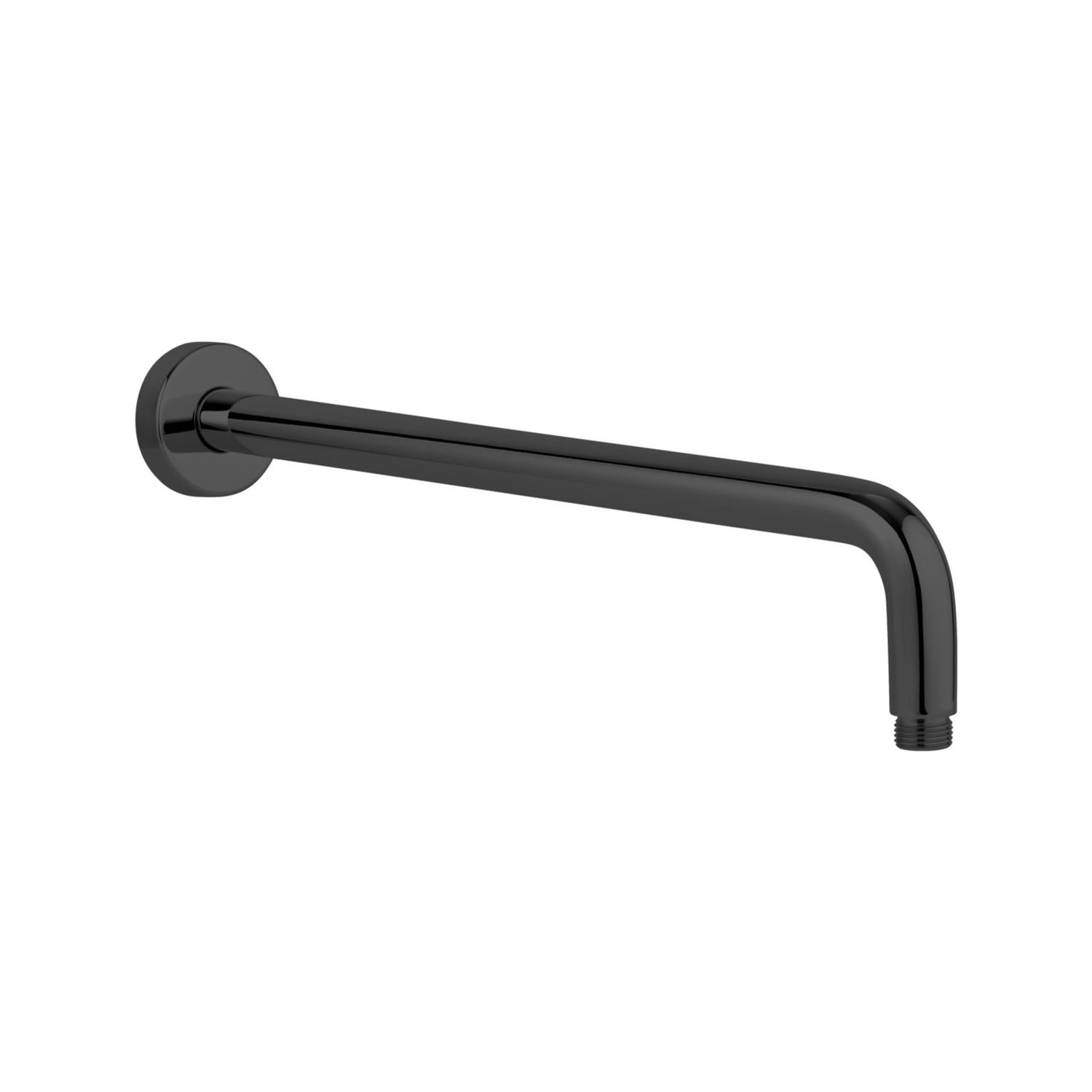 Shower Arm Round – Black - 300mm
