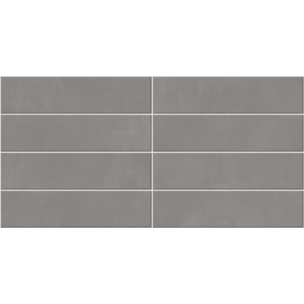 300 x 600mm Ceramic Art Tiles 0.9m² - Citi Stone Grey