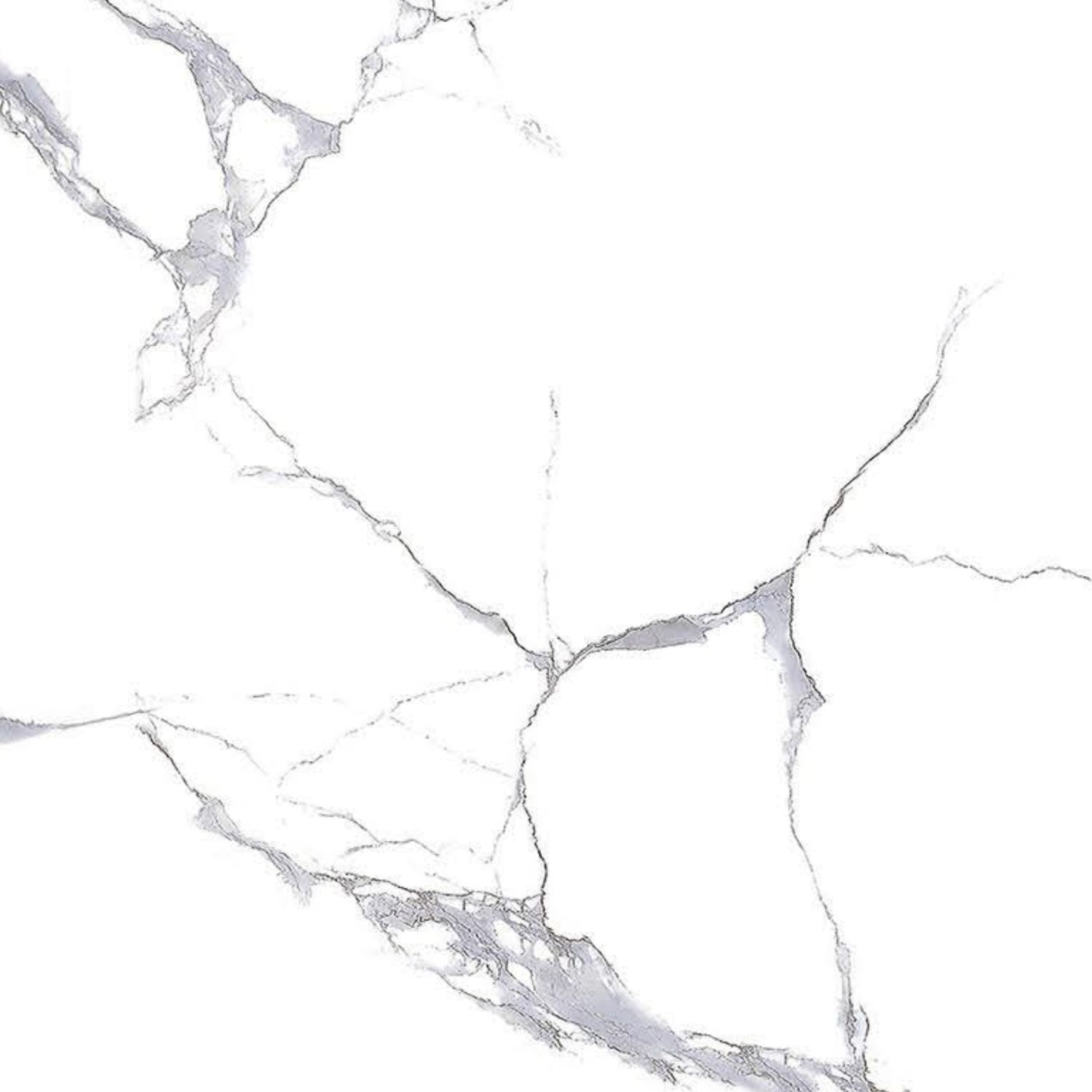 400 x 400mm Ceramic Matt Tiles 1.12m² - Silver Strik