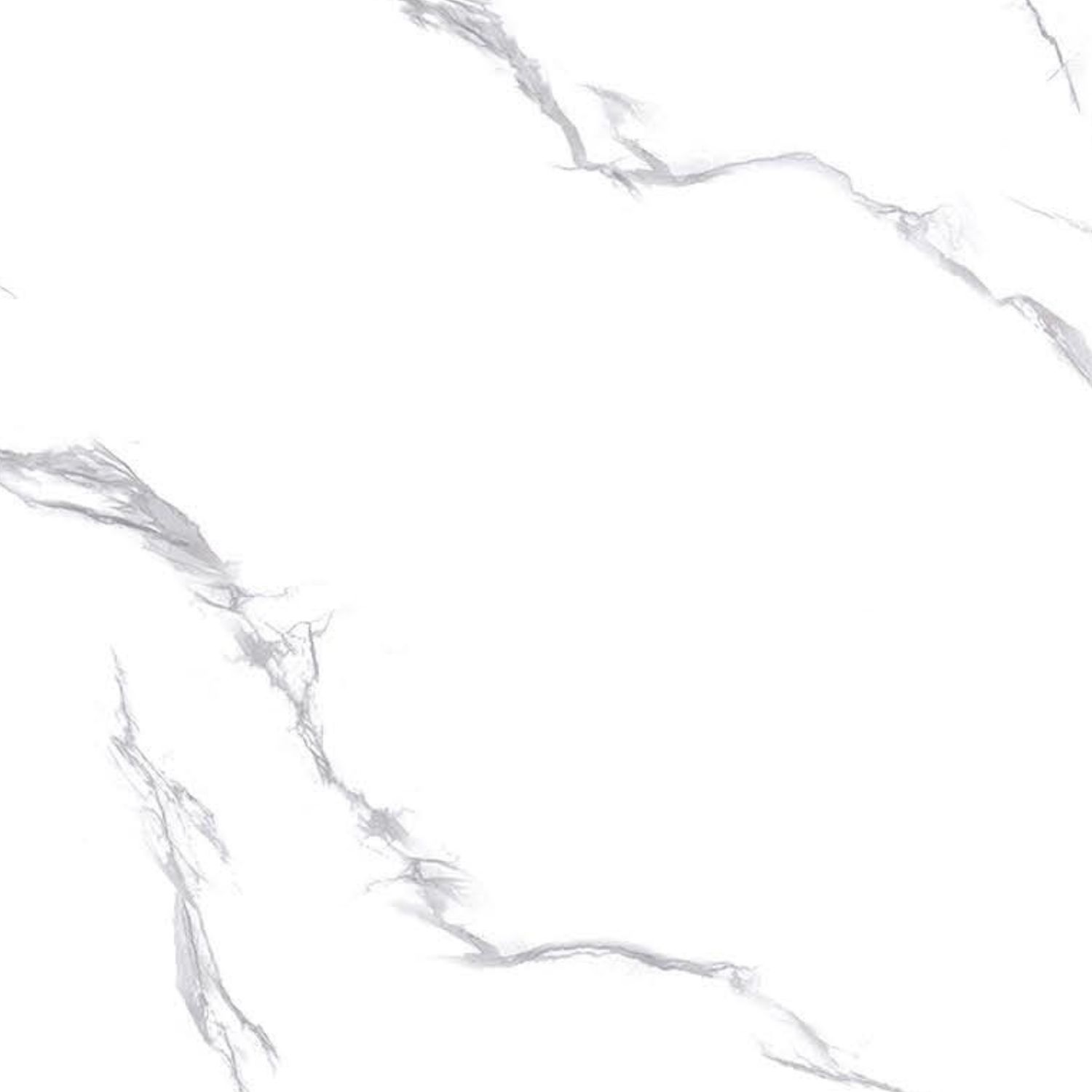 400 x 400mm Ceramic Gloss Tiles 1.12m² - Soft White