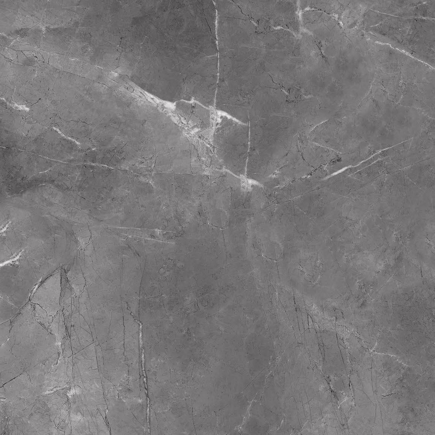 600 x 600mm Porcelain Gloss Tiles 1.44m² - Armani Grey