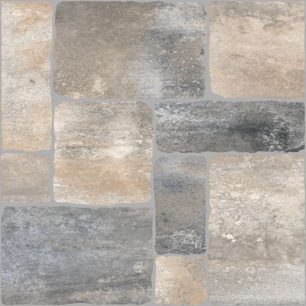 500 x 500mm Ceramic Tiles 1.7m² - Mwamba Mix