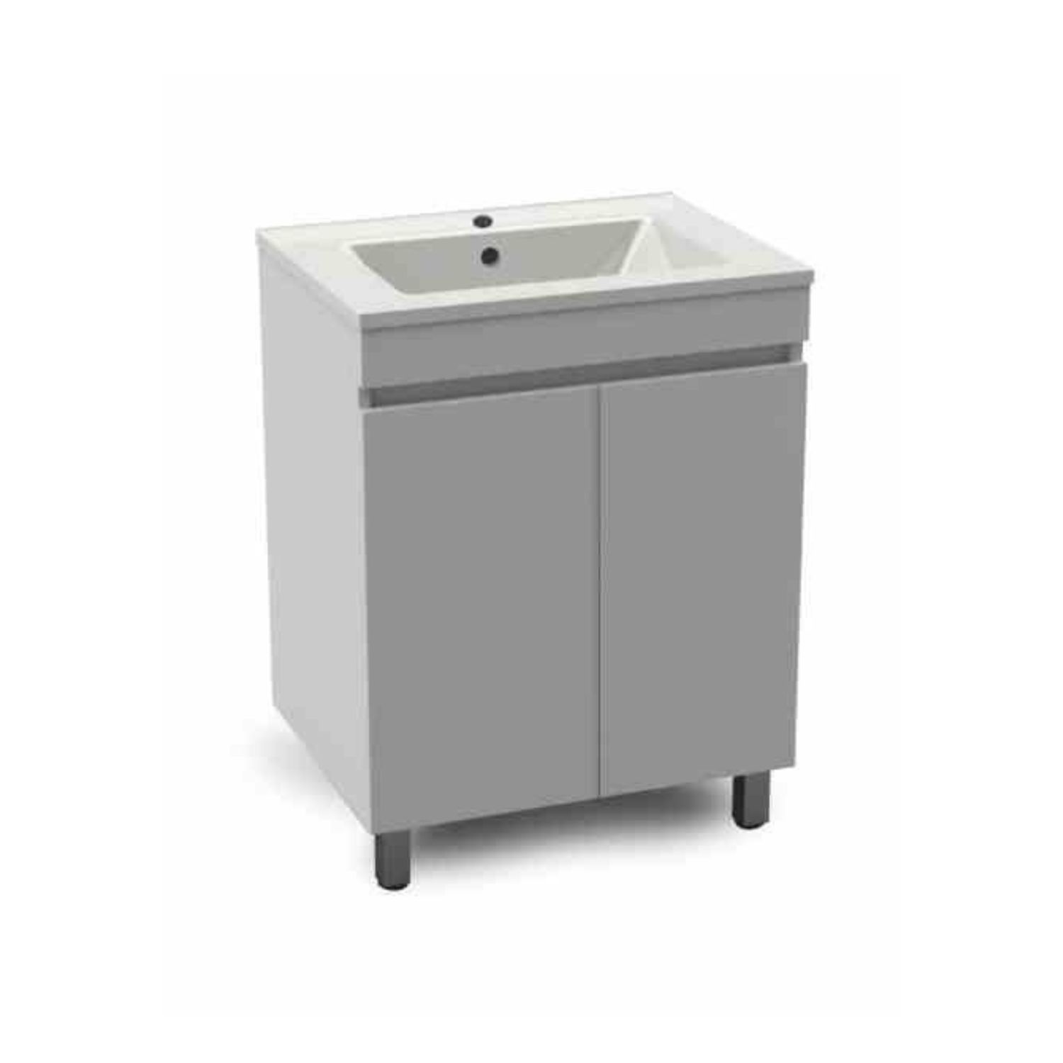 Lana Floorstanding Vanity Grey