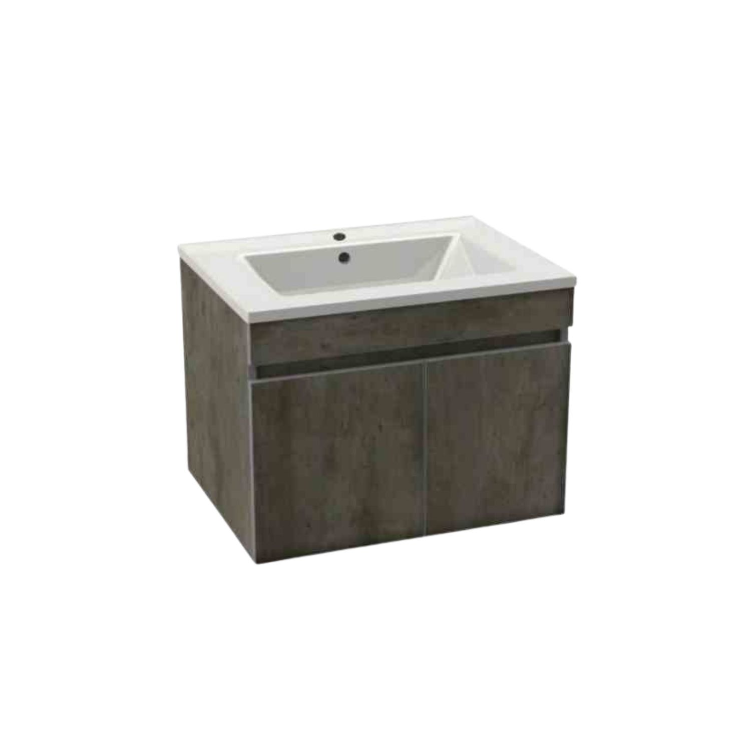 Lana Wall Hung Vanity Brown