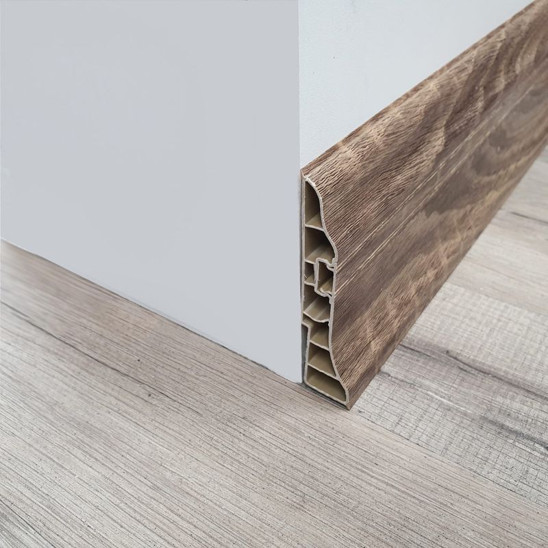 PVC Skirting 95x24mm Coffee