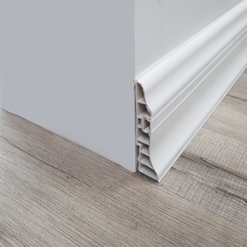 PVC Skirting 95x24mm White