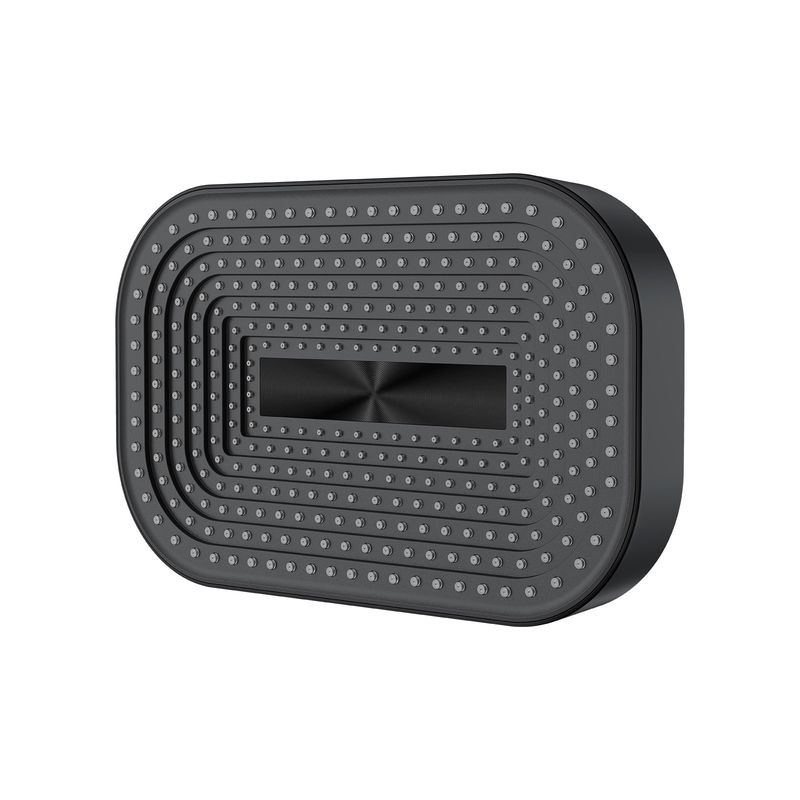 Rain Shower Head – Square – Black