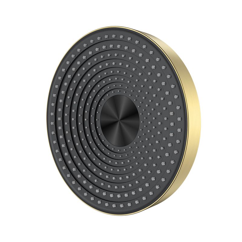 Rain Shower Head – Round – Brushed Brass