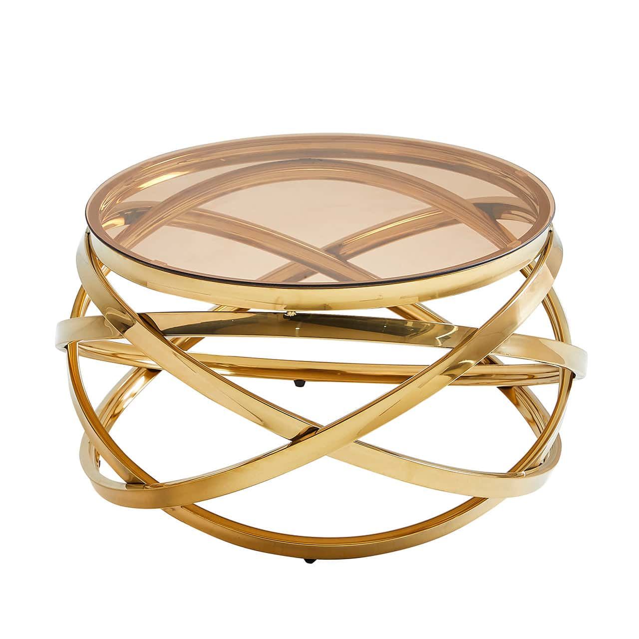 Coffee Table 600mm - Gold