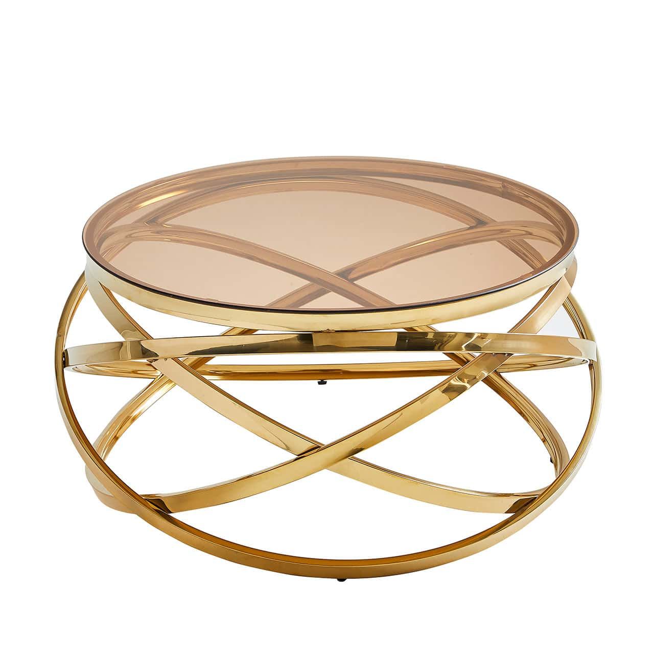 Coffee Table 800mm - Gold