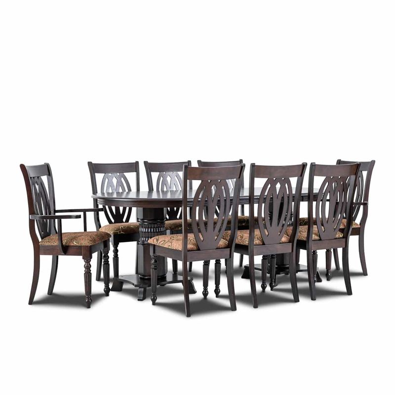 Dining Set 1 + 8 Cappuccino
