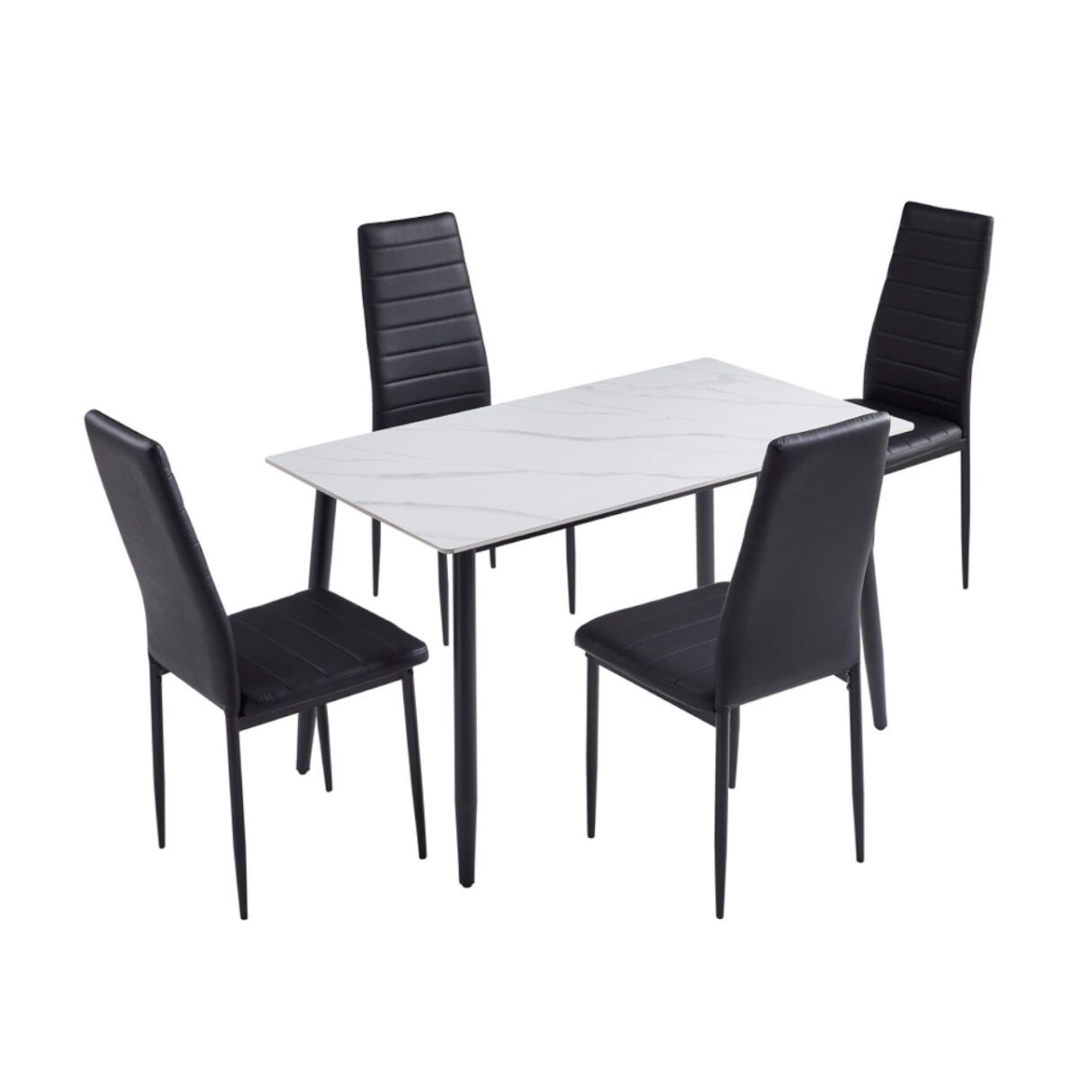 Dining Set 1 + 4 White