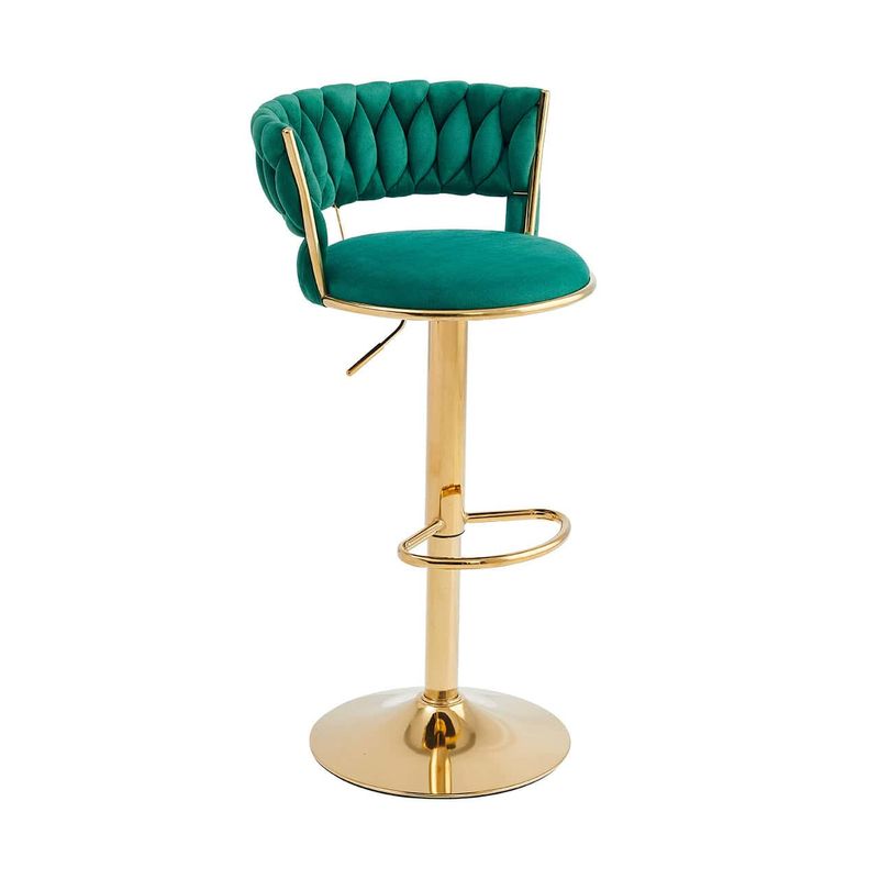 Bar Chair - Green Velvet