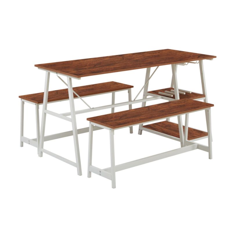 Dining Set with Bench - Oak