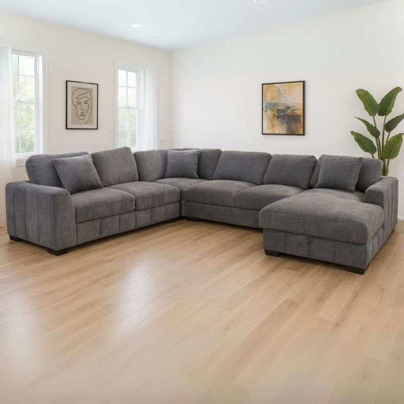 Corner Lounge Set - Dark Grey