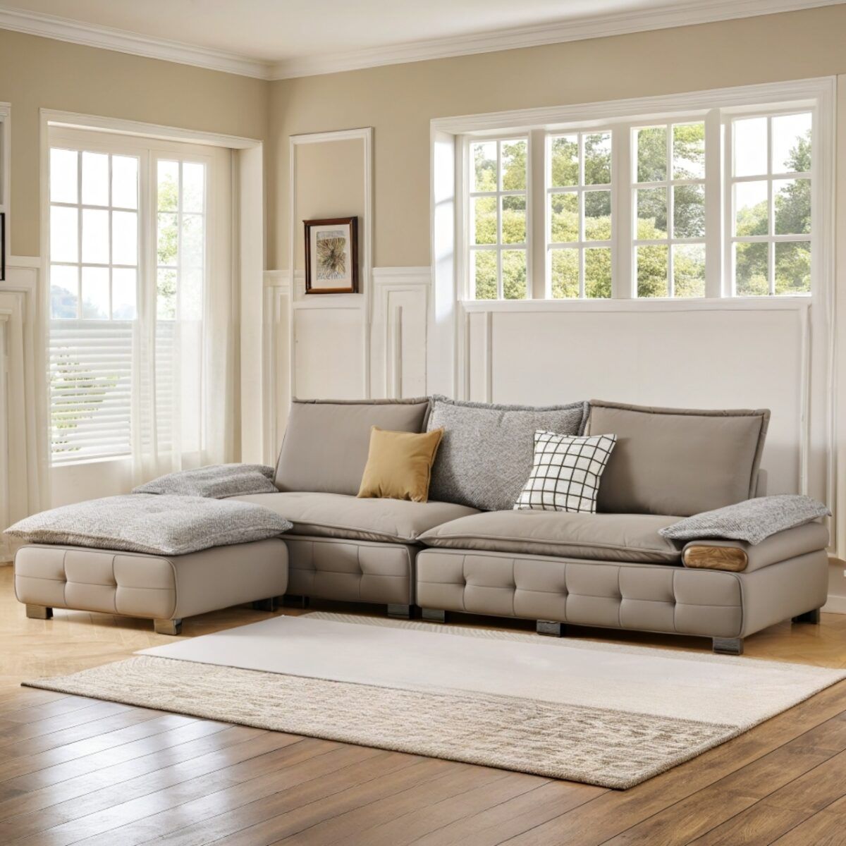 Corner Lounge Set - Grey