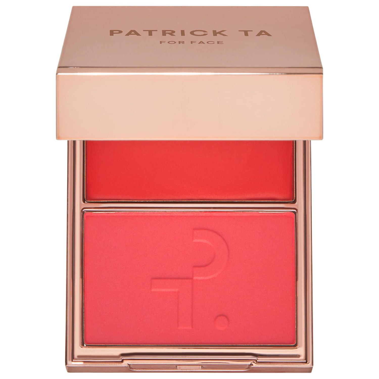 Patrick Ta - Major Headlines - Double-Take Creme &amp; Powder Blush Duo | She&#39;s Vibrant (Vibrant Orange Red)