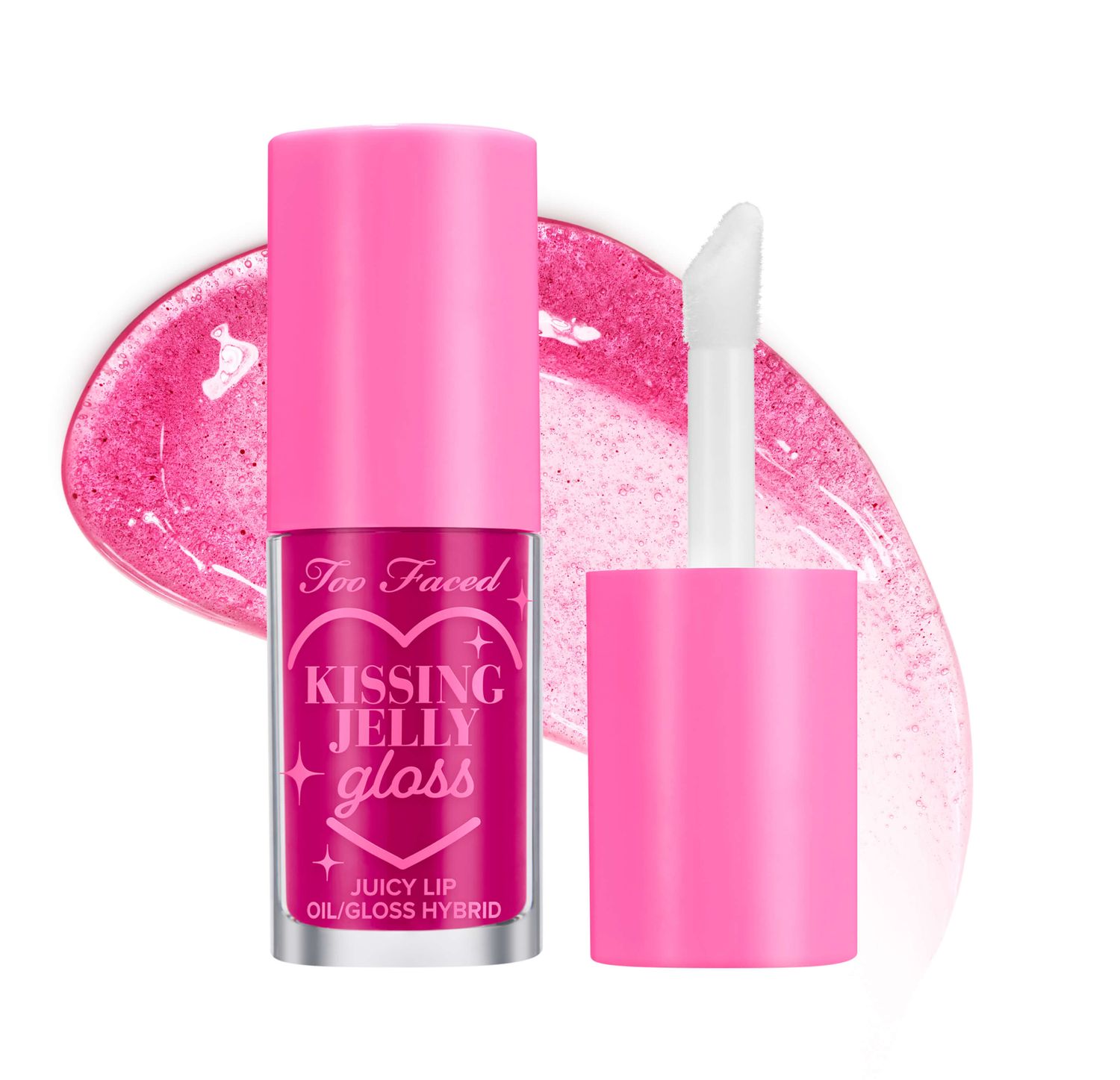 Too Faced - Kissing Jelly Lip Oil Gloss | Raspberry