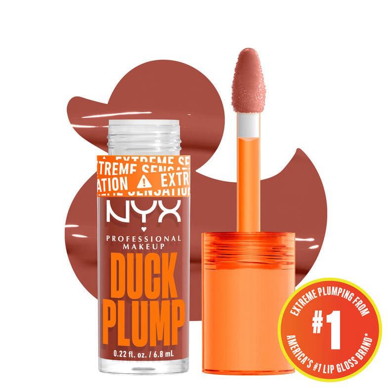 NYX - Duck Plump High Pigment Plumping Lip Gloss | 05 - Brown of Applause