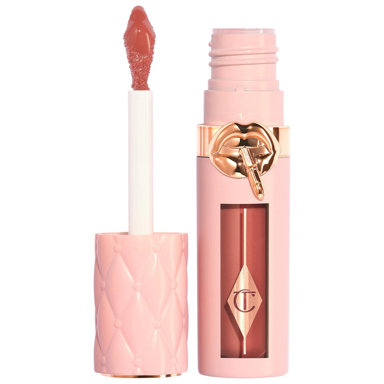 Charlotte Tilbury - Pillow Talk Big Lip Plumpgasm Plumping Lip Gloss | Medium/Deep - brown berry pink