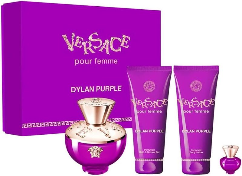 VERSACE -  Dylan Purple Eau De Parfum Gift Set For Her | 100 mL