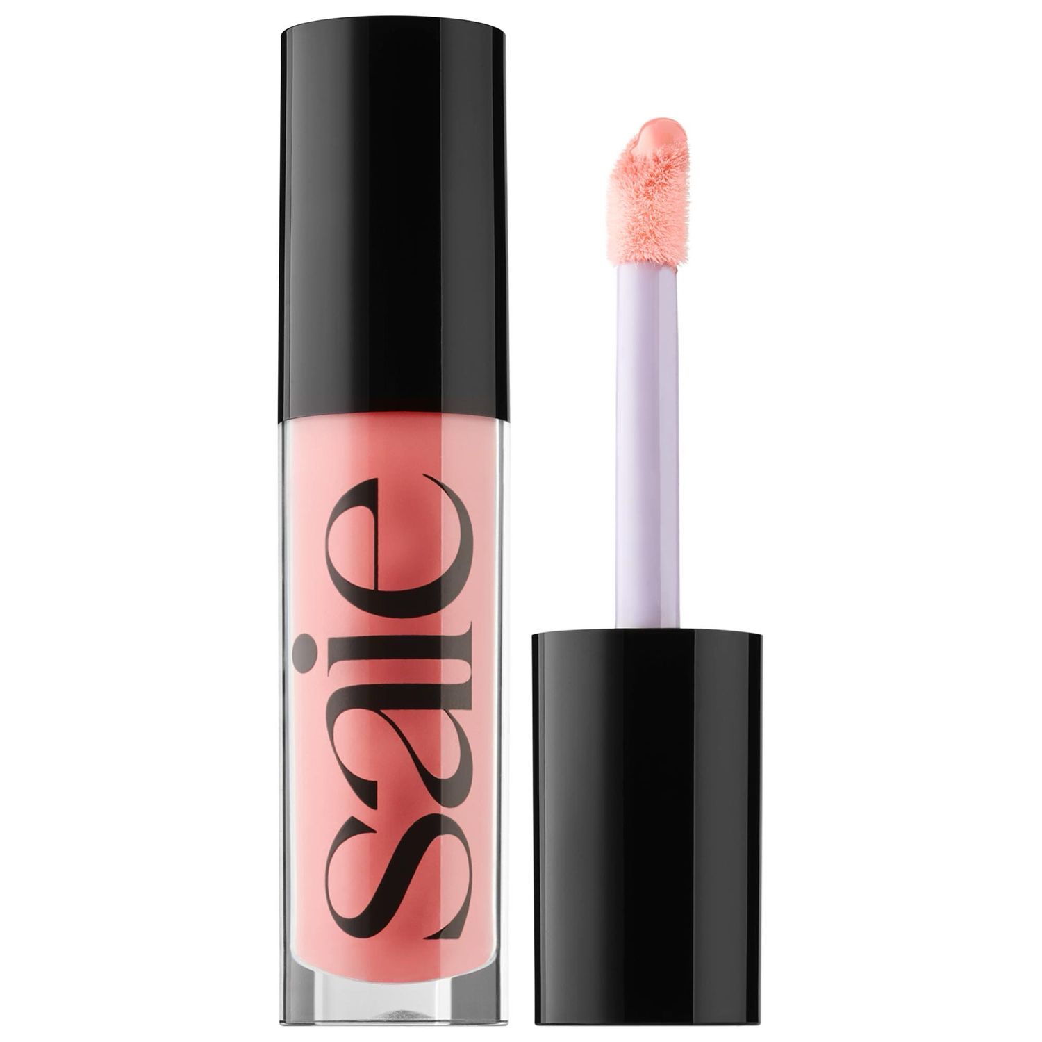 Saie - Glossybounce™ High-Shine Hydrating Lip Gloss Oil | Kiss - clear
