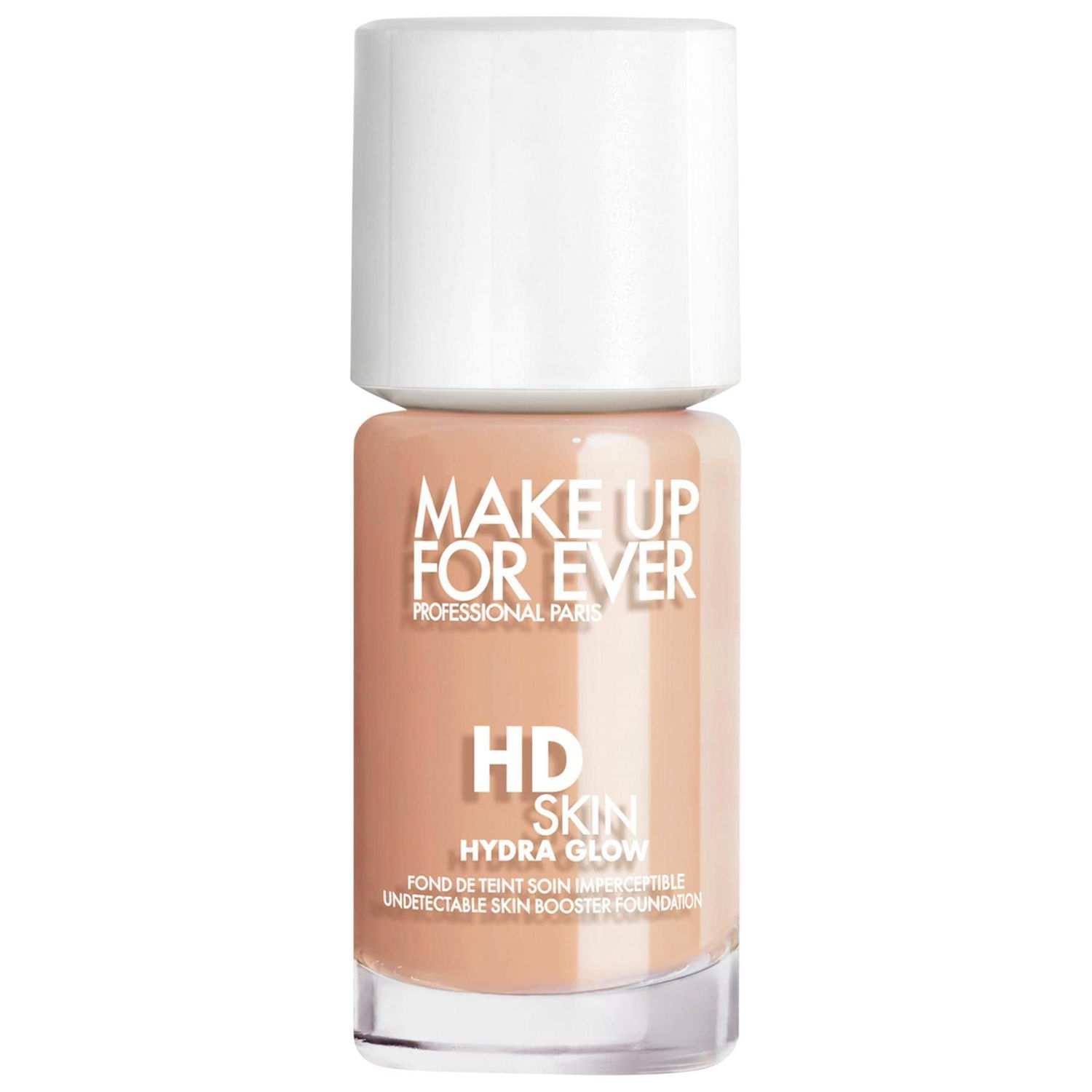 Make Up For Ever - HD Skin Hydra Glow Hydrating Foundation with Hyaluronic Acid | 1R12 - Cool Ivory - for fair to light skin tones with rosy undertones
