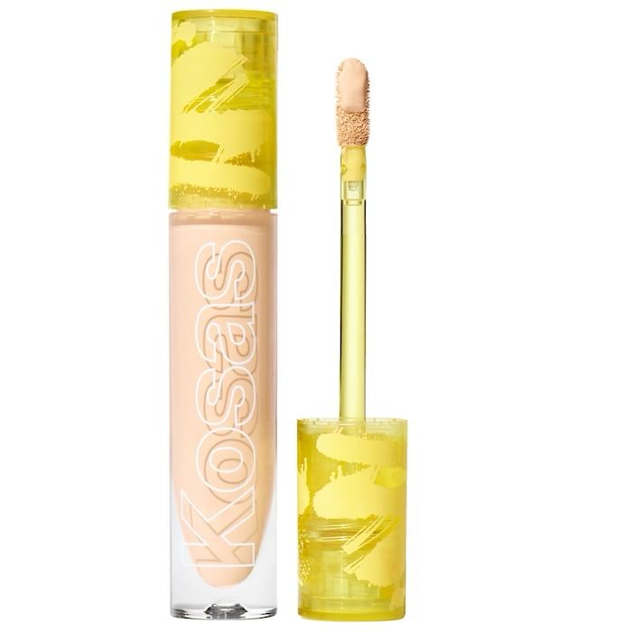 Kosas - Revealer Super Creamy + Brightening Concealer with Caffeine and Hyaluronic Acid | Tone 03 W - light with subtle golden undertones