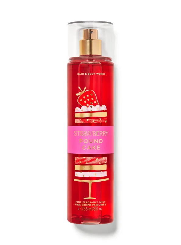 Bath &amp; Body Works - Fine Fragrance Mist Strawberry Pound Cake | 236 mL