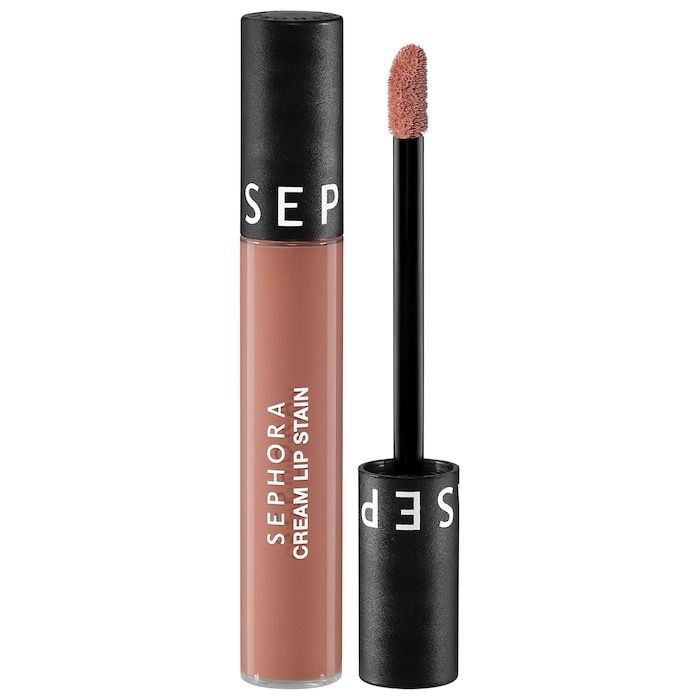 Sephora Collection - Cream Lip Stain Liquid Lipstick - Matte Finish | 120 Soft Mocha - matte pink nude