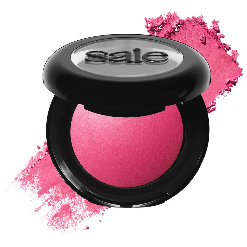Saie - SuperSuede™ Talc-Free Powder Blush | Amore - bright fuschia