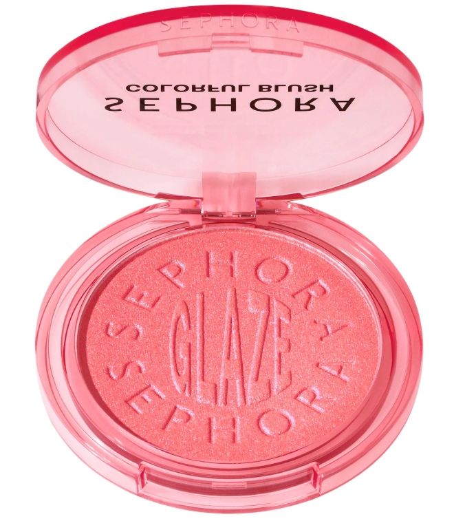 Sephora Collection - Colorful Blush and Highlighter Glaze | 01 Pink Sunset - peachy pink shimmer