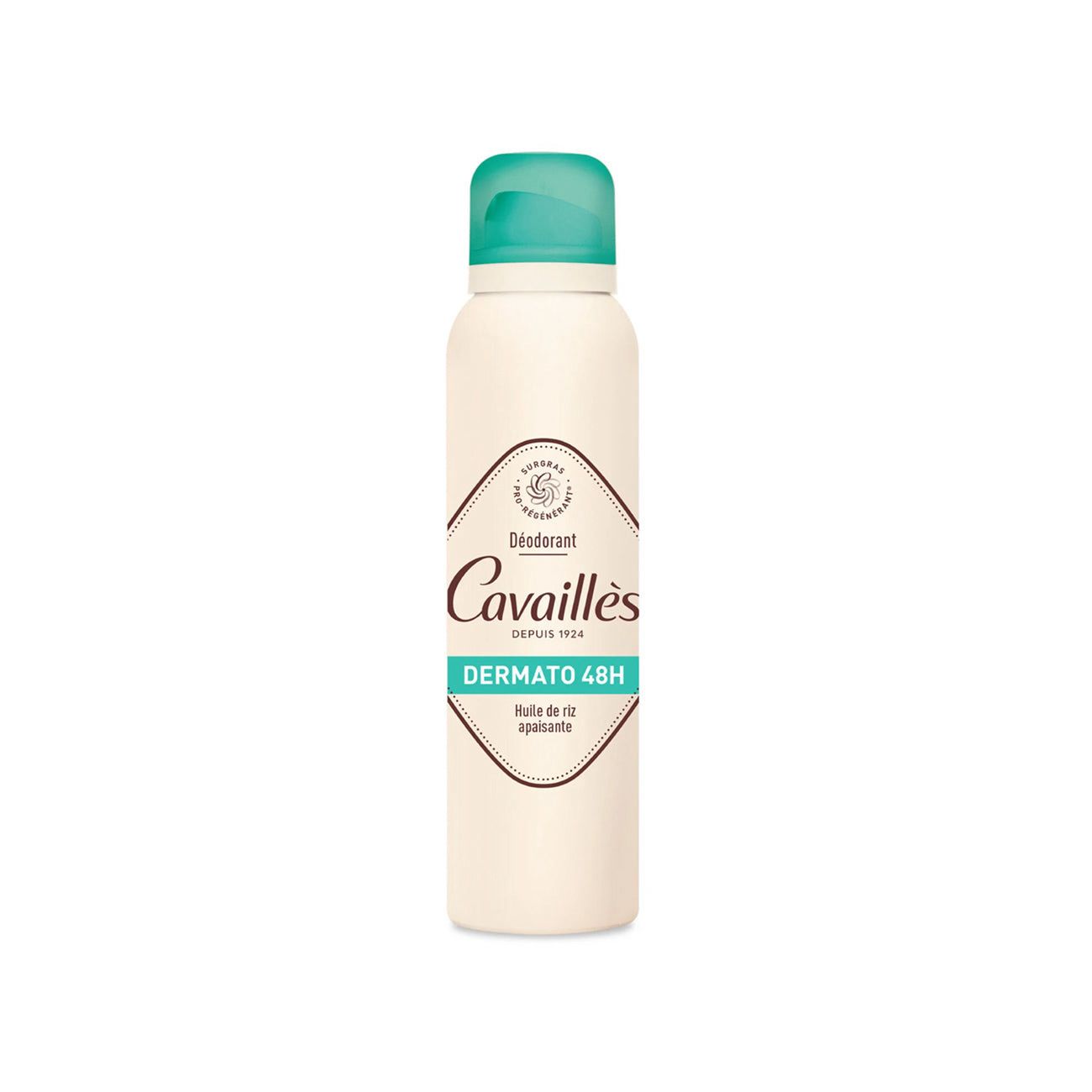 ROGE CAVAILLES - Déodorant Dermato 48h - Huile De Riz Apaisante - Spray