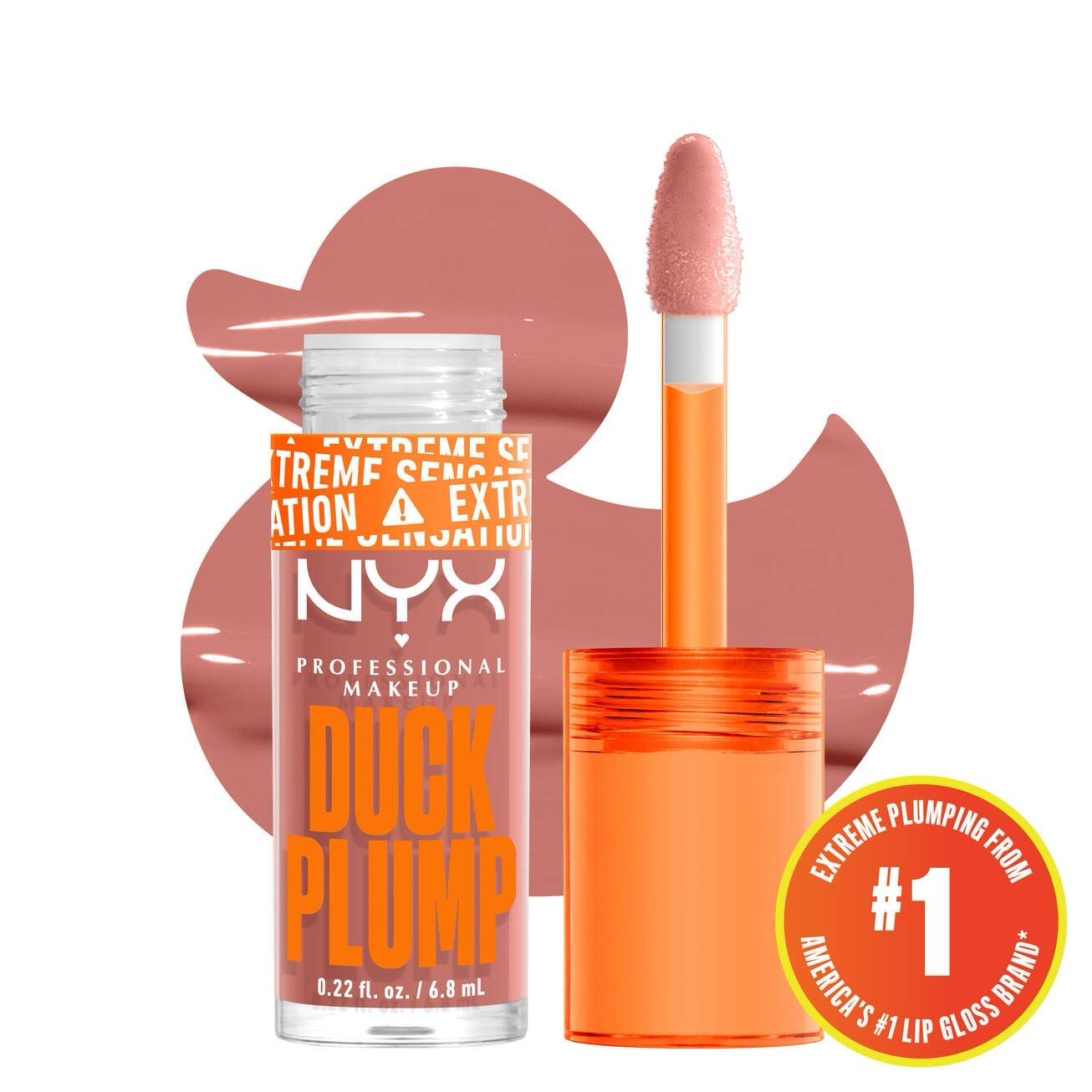 NYX - Duck Plump High Pigment Plumping Lip Gloss | 02 - Bangin Bare